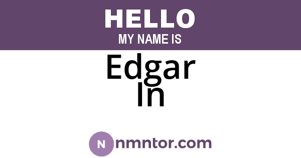 Edgar In