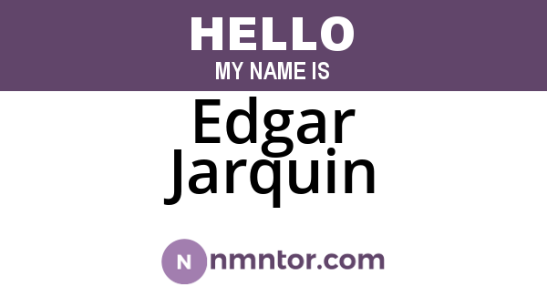 Edgar Jarquin