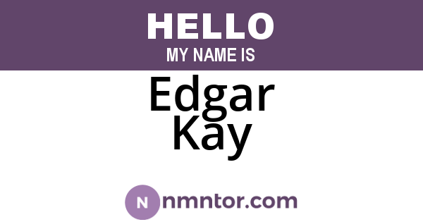 Edgar Kay