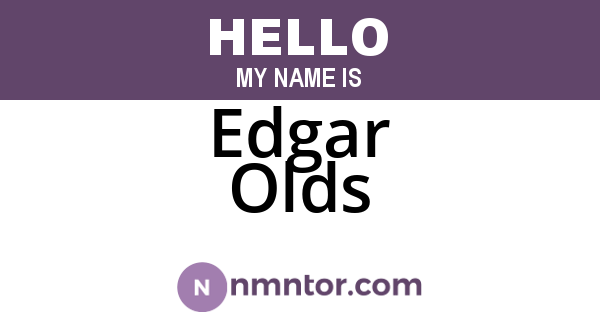 Edgar Olds