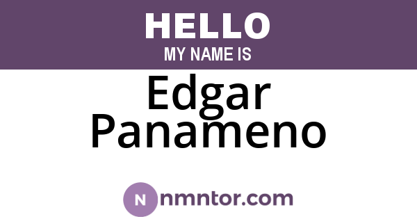 Edgar Panameno