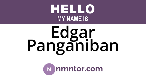 Edgar Panganiban