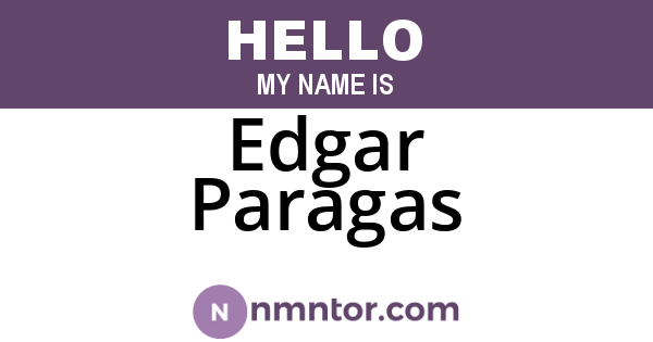 Edgar Paragas