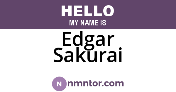 Edgar Sakurai