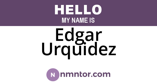 Edgar Urquidez
