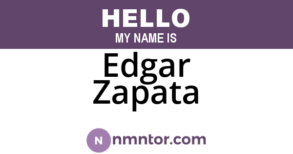 Edgar Zapata