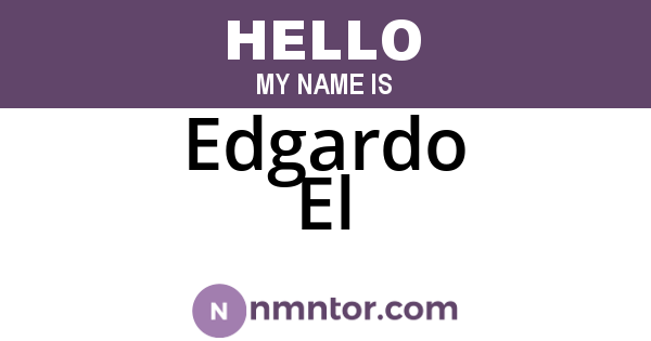 Edgardo El