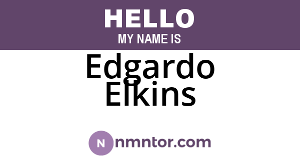 Edgardo Elkins