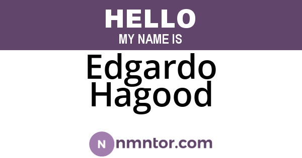 Edgardo Hagood