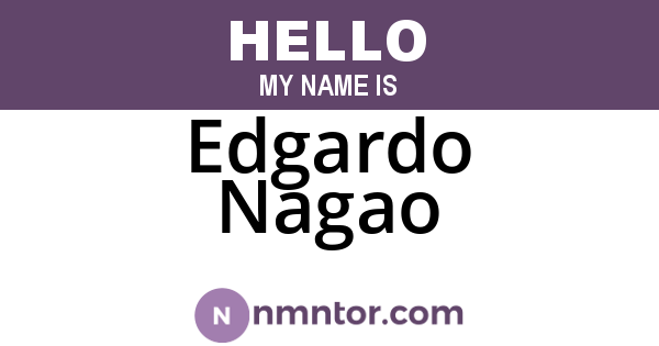 Edgardo Nagao