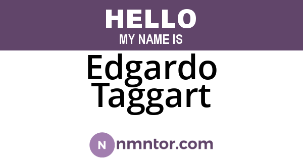 Edgardo Taggart