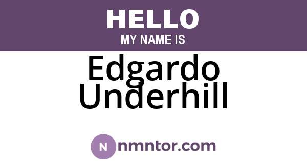 Edgardo Underhill
