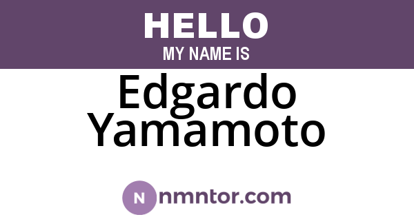 Edgardo Yamamoto