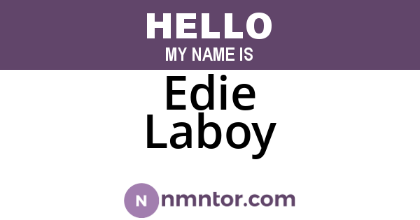 Edie Laboy