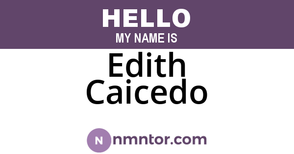 Edith Caicedo