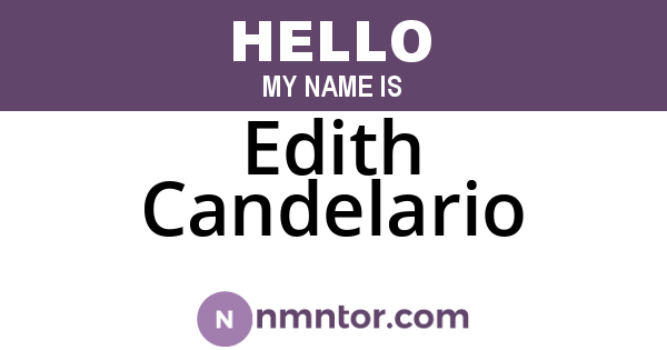 Edith Candelario