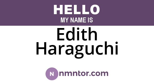 Edith Haraguchi