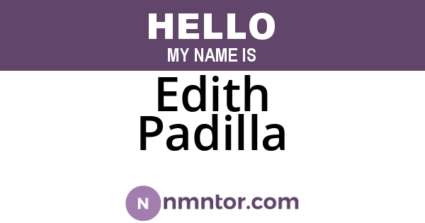 Edith Padilla