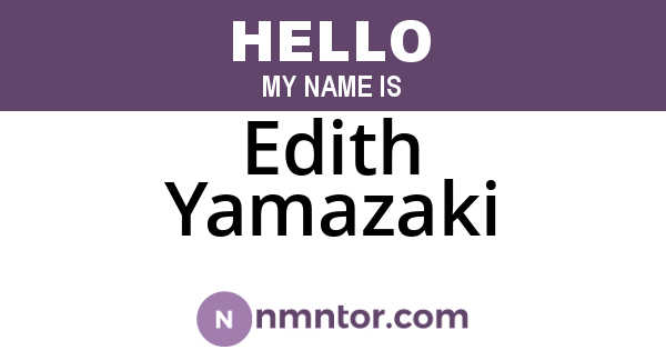 Edith Yamazaki