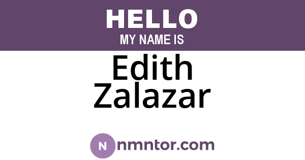 Edith Zalazar
