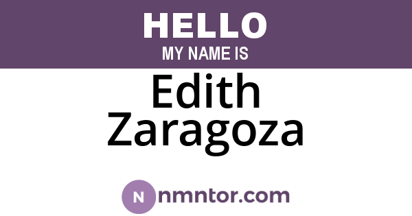 Edith Zaragoza