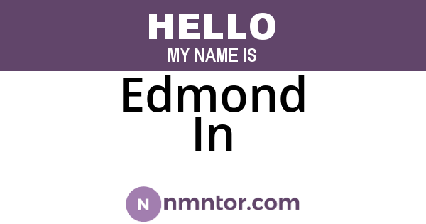 Edmond In