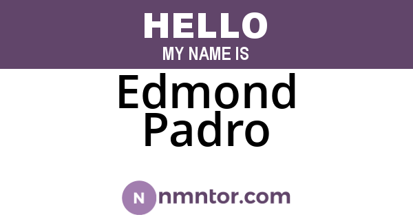 Edmond Padro