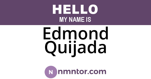 Edmond Quijada