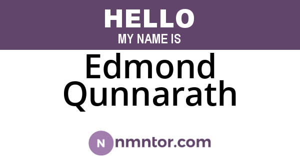 Edmond Qunnarath