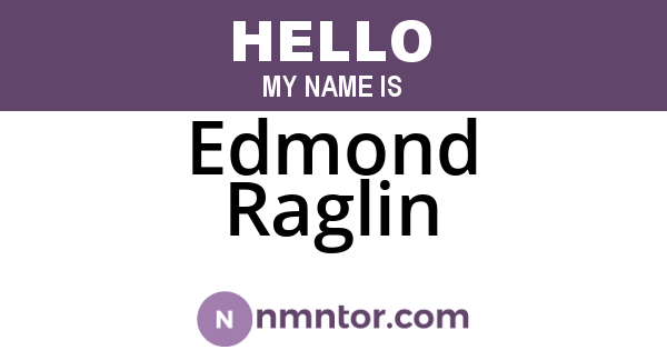 Edmond Raglin