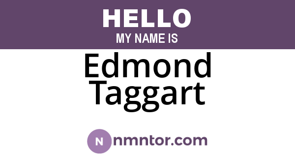 Edmond Taggart