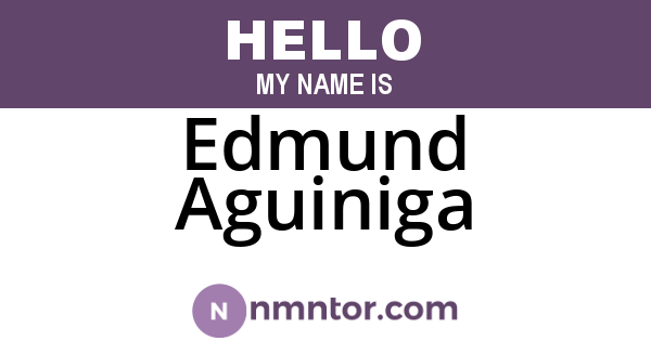 Edmund Aguiniga