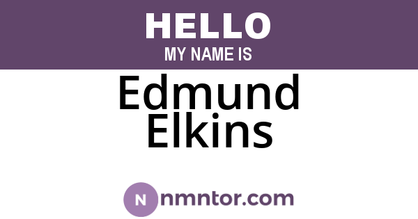 Edmund Elkins