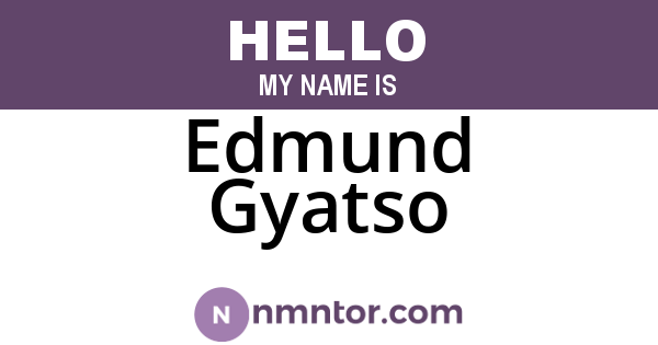 Edmund Gyatso