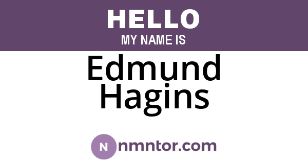 Edmund Hagins