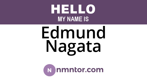 Edmund Nagata