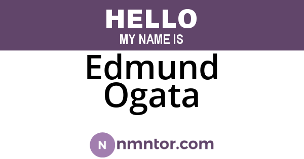 Edmund Ogata