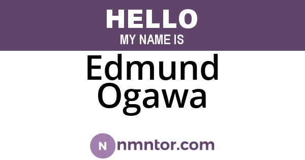 Edmund Ogawa