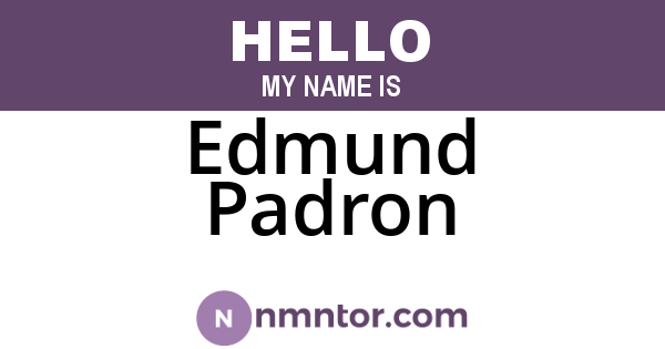Edmund Padron