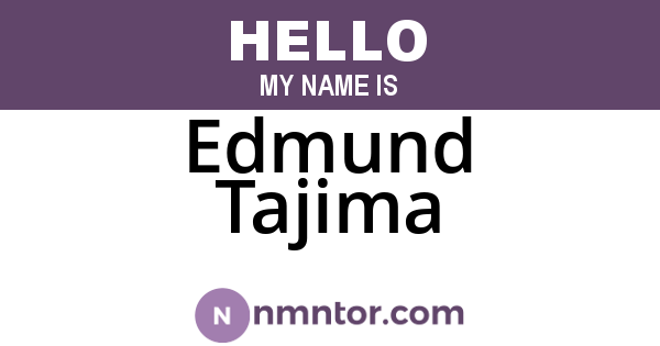 Edmund Tajima