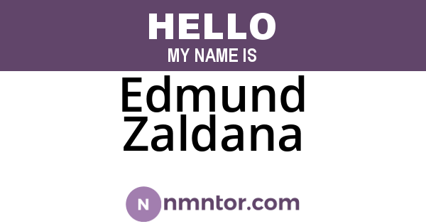 Edmund Zaldana