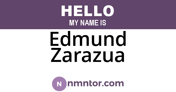 Edmund Zarazua
