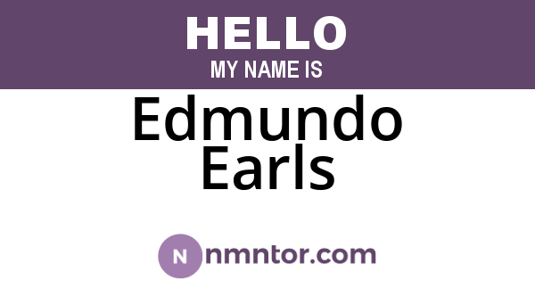 Edmundo Earls