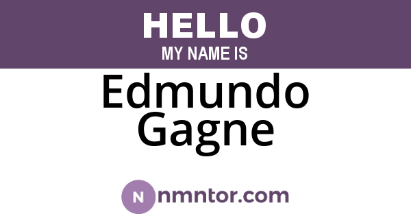Edmundo Gagne