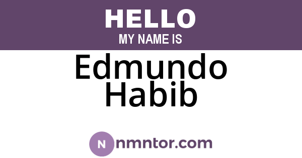 Edmundo Habib