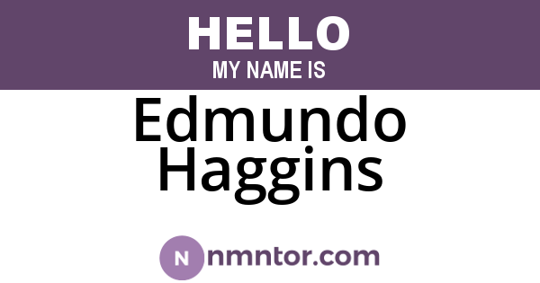 Edmundo Haggins