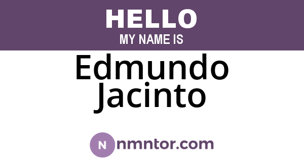 Edmundo Jacinto