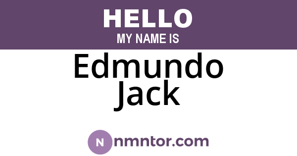 Edmundo Jack