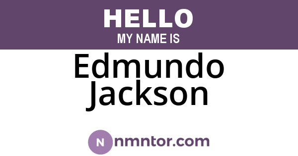 Edmundo Jackson