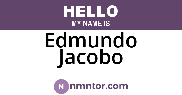 Edmundo Jacobo